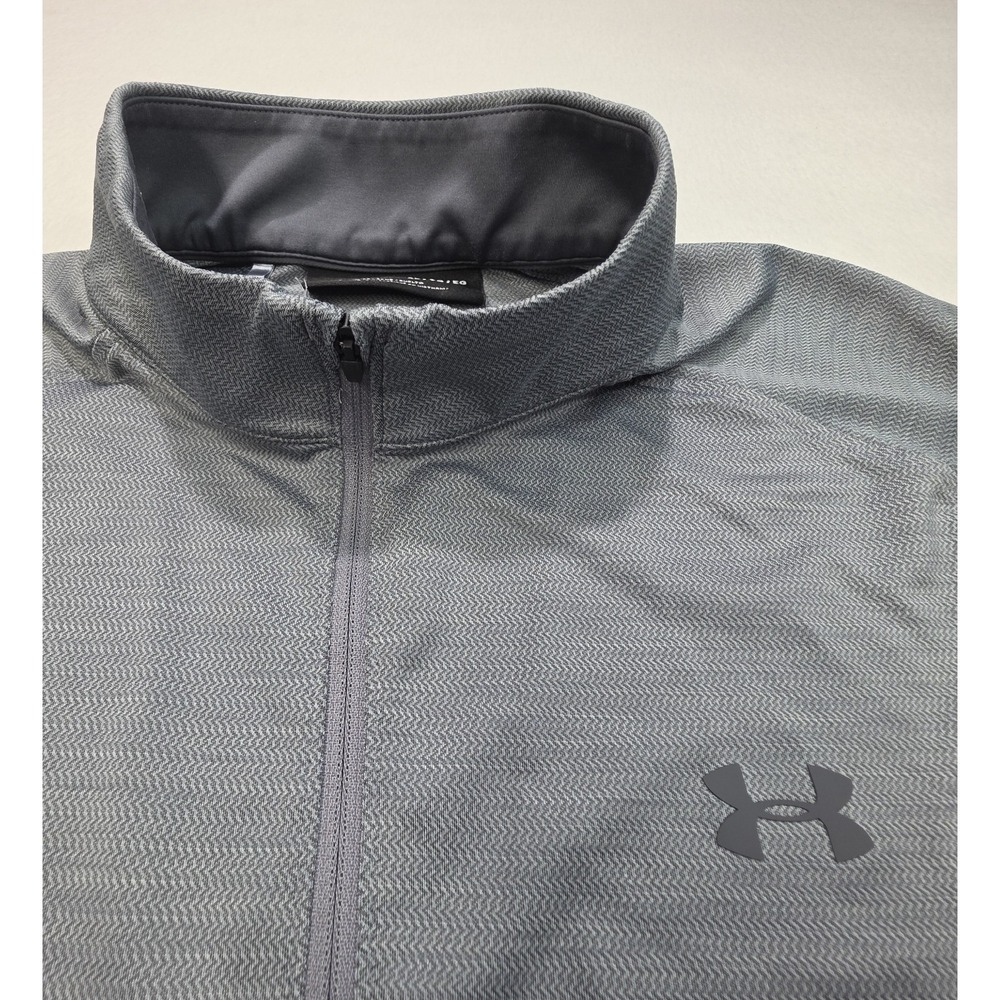 Under Armour Pullover Mens XL LIMITED USE 1/4 Zip Lightweight Jacket Gray